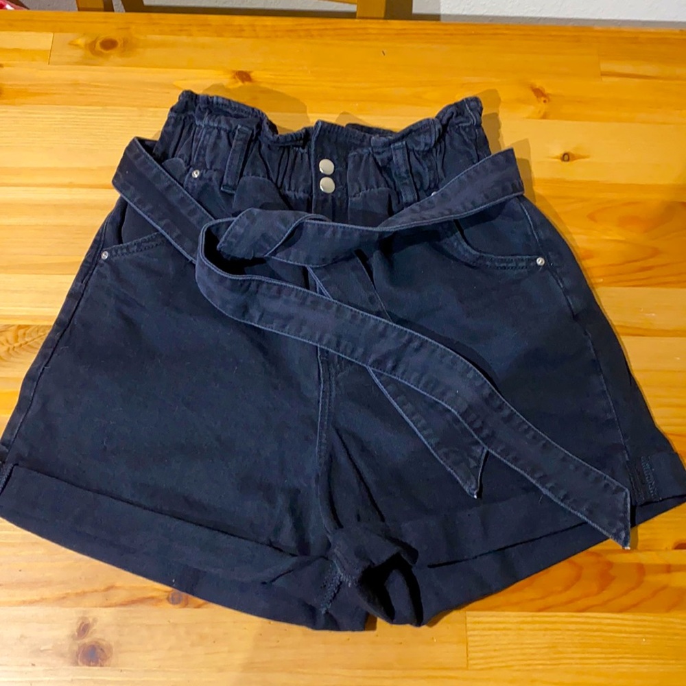 Black Denim shorts H&M size 4